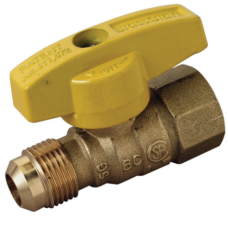 BRASSCRAFT Valve Gas 1/2Fl X 1/2Fip PSSD-41